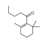 1-(2,6,6-trimethyl-1-cyclohexen-1-yl)pentan-1-one结构式