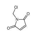 1-(Chloromethyl)-1H-pyrrole-2,5-dione结构式