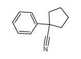 1-苯基环戊烷甲腈结构式