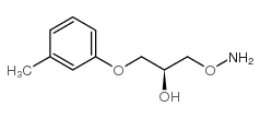 2-Propanol,1-(aminooxy)-3-(3-methylphenoxy)-,(2S)-(9CI)结构式