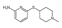 2-Pyridinamine,6-[(1-methyl-4-piperidinyl)thio]-(9CI) picture