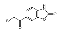 6-(2-bromoacetyl)benzoxazol-2(3H)-one结构式