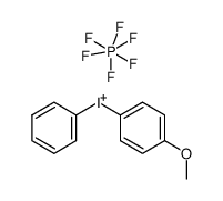 4-methoxyphenyl (phenyl)iodonium phosphorus hexafluoride结构式