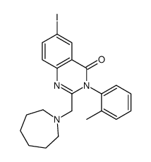 2-homopiperidino-methyl-3-(2-tolyl)-4-(3H)-6-iodoquinazolone picture