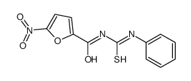 5-nitro-N-(phenylcarbamothioyl)furan-2-carboxamide结构式