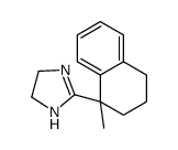 1H-Imidazole,4,5-dihydro-2-(1,2,3,4-tetrahydro-1-methyl-1-naphthalenyl)-(9CI) structure