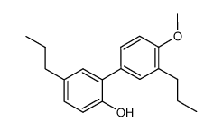 4'-methoxy-3',5-di-n-propyl-[1,1'-biphenyl]-2-ol结构式