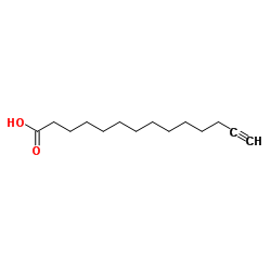 Alkynyl myristic acid Structure