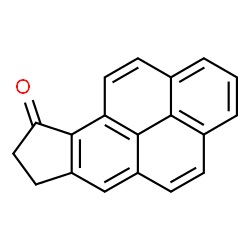 7,8-Dihydro-9H-cyclopenta[a]pyren-9-one结构式