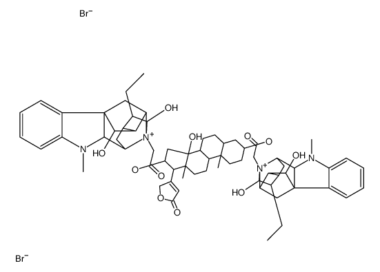 Strophanthidine-19-carbonic acid-ajmaline bromide methyl ether结构式