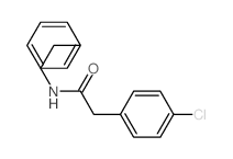 2-(4-chlorophenyl)-N-phenethyl-acetamide Structure