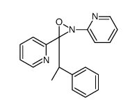 3-[(1S)-1-phenylethyl]-2,3-dipyridin-2-yloxaziridine结构式