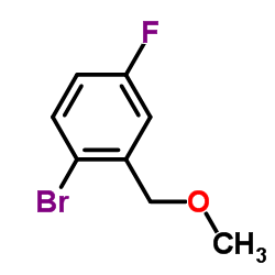 2-Bromo-5-fluorobenzyl methyl ether structure
