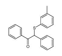 α-(3-Methylphenylsulfenyl)benzyl-phenyl-keton Structure
