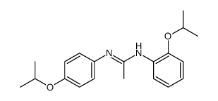 N1-(o-Isopropoxyphenyl)-N2-(p-isopropoxyphenyl)acetamidine结构式