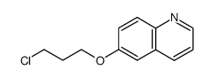 1-(6-Quinolyloxy)-3-chloropropane结构式