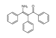 3-amino-1,2,3-triphenyl-propenone Structure