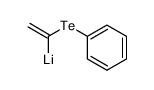 1-lithio-1-(phenyltelluro)ethene结构式