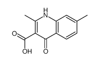 3-Quinolinecarboxylicacid,4-hydroxy-2,7-dimethyl-(5CI)结构式