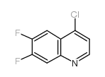 4-chloro-6,7-difluoroquinoline Structure