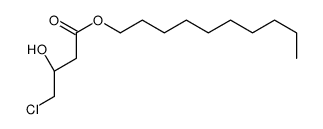 decyl (3R)-4-chloro-3-hydroxybutanoate Structure