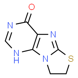 7,8-dihydrothiazole(3,2e)hypoxanthine结构式