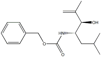 benzyl ((3R,4S)-3-hydroxy-2,6-dimethylhept-1-en-4-yl)carbamate Structure