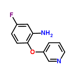 5-Fluoro-2-(3-pyridinyloxy)aniline structure