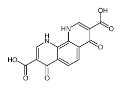 1,4,7,10-tetrahydro-3,8-dicarboxy-1,10-phenanthroline-4,7-dione结构式