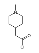 2-(1-methylpiperidin-4-yl)acetyl chloride Structure