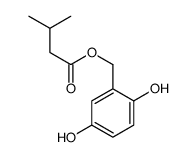 (2,5-dihydroxyphenyl)methyl 3-methylbutanoate Structure
