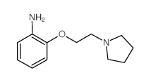 2-(2-(吡咯烷-1-基)乙氧基)苯胺结构式