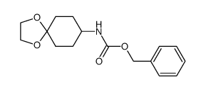 benzyl 1,4-dioxaspiro[4.5]dec-8-ylcarbamate结构式