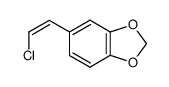 (Z)-5-(2-chlorovinyl)benzo[1,3]dioxole结构式