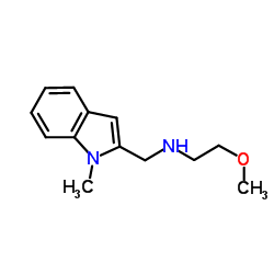 2-Methoxy-N-[(1-methyl-1H-indol-2-yl)methyl]ethanamine结构式