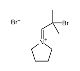 1-(2-bromo-2-methylpropylidene)pyrrolidin-1-ium,bromide结构式