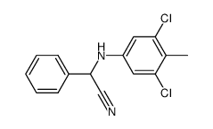 (3,5-Dichloro-4-methyl-phenylamino)-phenyl-acetonitrile Structure