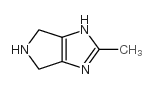 2-甲基-1,4,5,6-四氢吡咯并[3,4-d]咪唑结构式