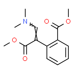 METHYL 2-[2-(DIMETHYLAMINO)-1-(METHOXYCARBONYL)VINYL]BENZENECARBOXYLATE结构式