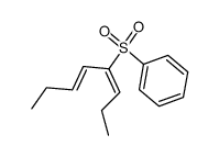 [((3E,5E)-Octa-3,5-diene)-4-sulfonyl]-benzene Structure