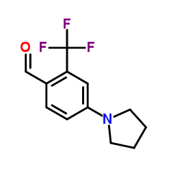 4-PYRROLIDIN-1-YL-2-TRIFLUOROMETHYL-BENZALDEHYDE picture