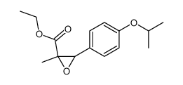 ethyl ester of the 2-methyl-3-(p-isopropoxyphenyl)-2,3-epoxypropionic acid结构式