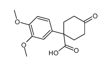 1-(3,4-DIMETHOXYPHENYL)-4-OXOCYCLOHEXANECARBOXYLIC ACID picture