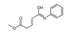 methyl 5-anilino-5-oxopent-3-enoate结构式