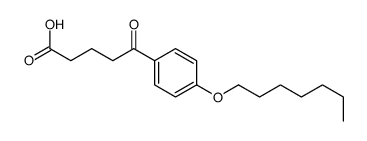 5-(4-HEPTYLOXYPHENYL)-5-OXOVALERIC ACID structure