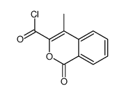 4-methyl-1-oxoisochromene-3-carbonyl chloride Structure