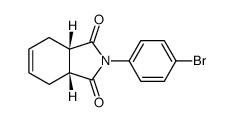 N-(4-Brom-phenyl)-cis-cyclohexen-(4)-dicarbonsaeure-(1,2)-imid Structure