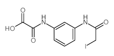 [3-[(2-iodoacetyl)amino]phenyl]carbamoylformic acid结构式