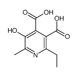 3,4-Pyridinedicarboxylic acid,2-ethyl-5-hydroxy-6-methyl- picture