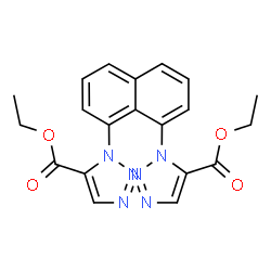 1-(1-Naphtyl)-1H-1,2,3-triazole-5-carboxylic acid ethyl ester structure